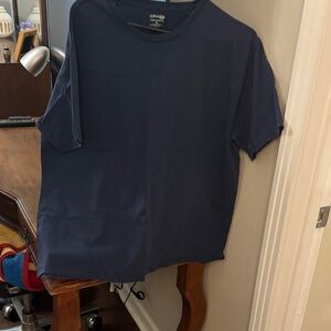 St. John's Bay Navy Short Sleeve Crew Neck Tee